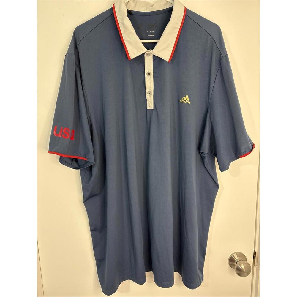 Adidas USA Golf Men’s Polo Shirt Size‎ 2XL